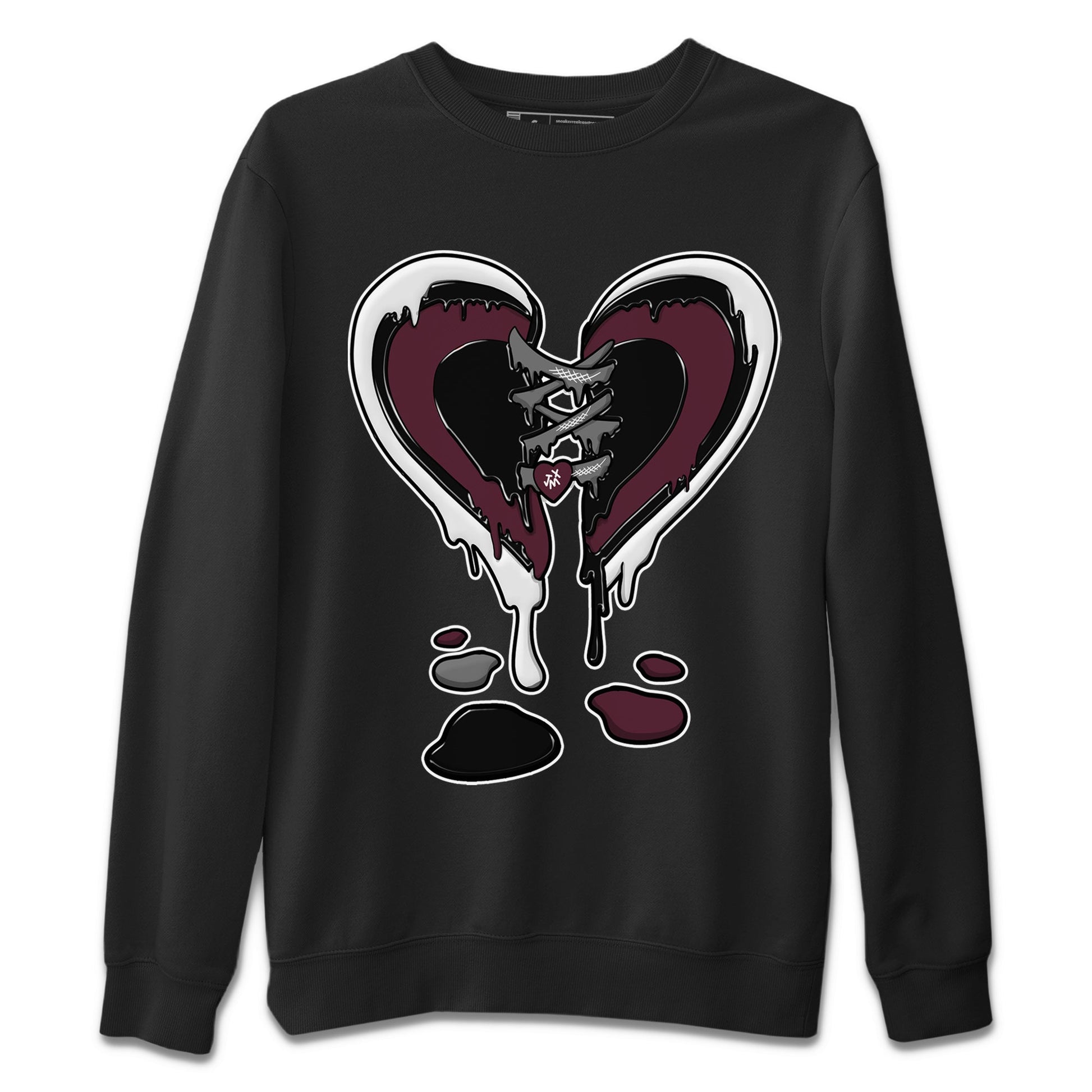Melting Heart Unisex Tops - Air Jordan 5 Burgundy