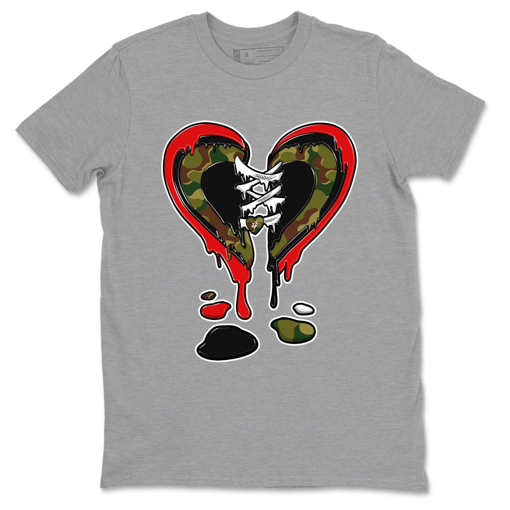 Melting Heart Sneaker Tees - Air Max 90 Reverse Duck Camo