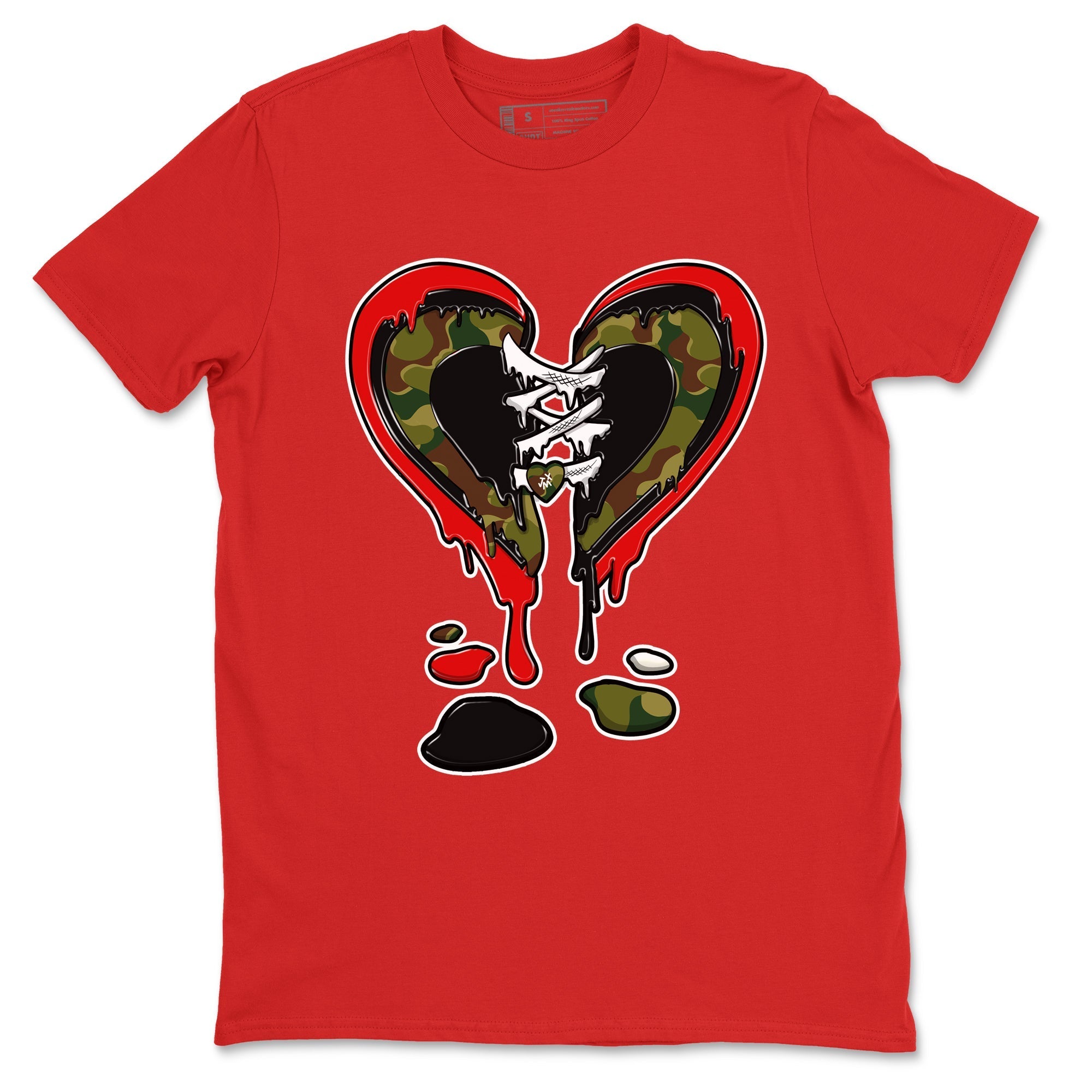 Melting Heart Sneaker Tees - Air Max 90 Reverse Duck Camo