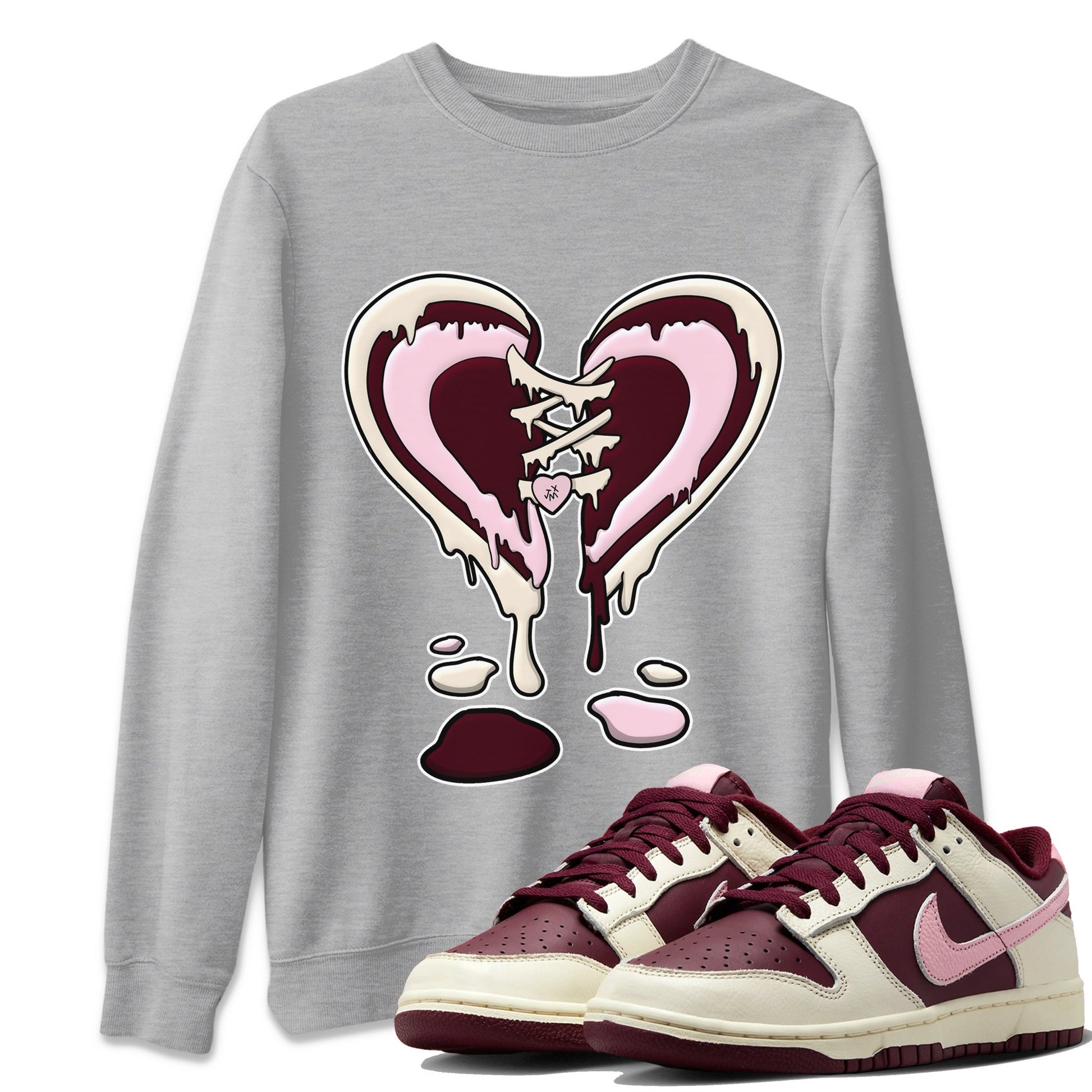 Melting Heart Unisex Tops - Dunk Valentines Day