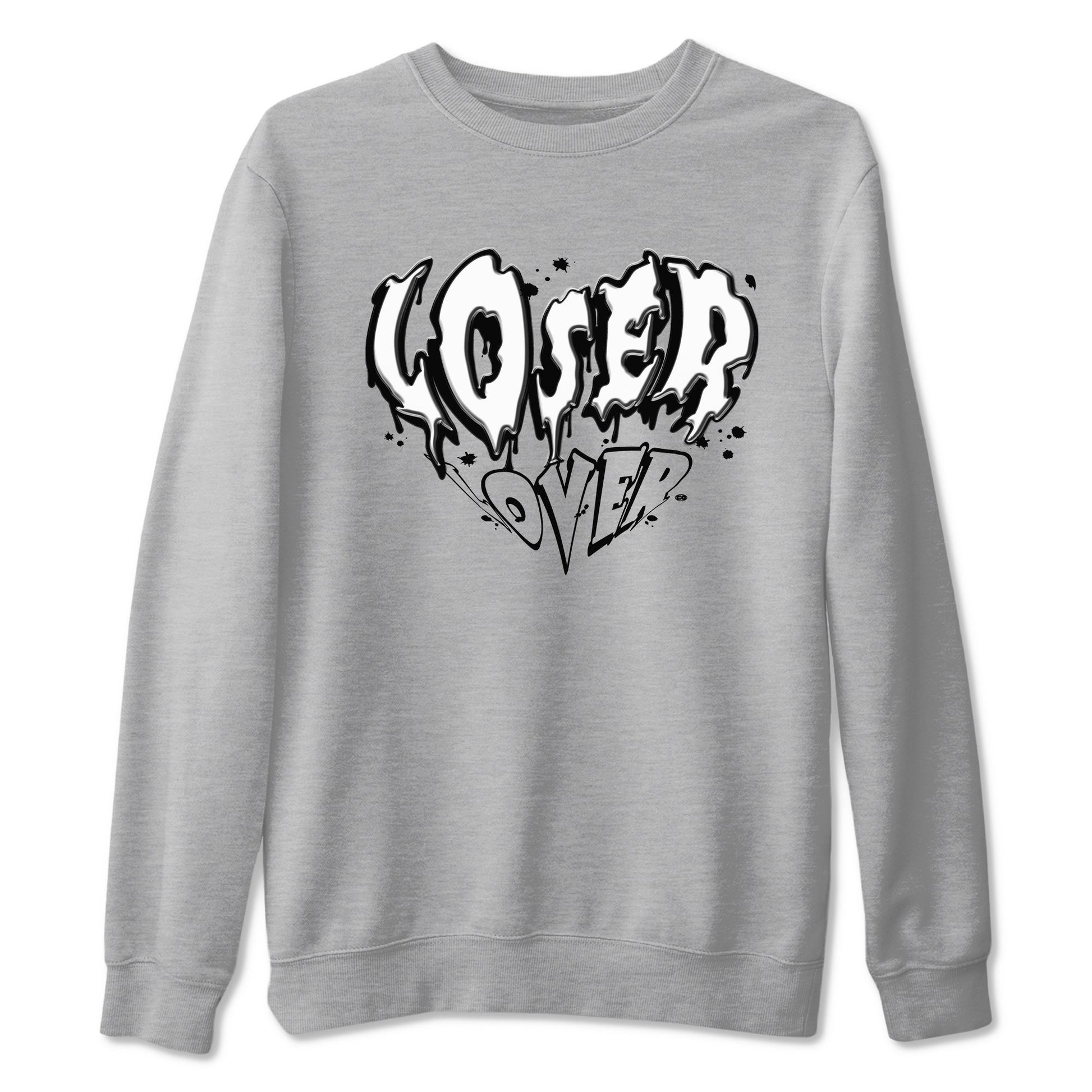 Melting Loser Lover Sneaker Tees - Air Jordan 4 White Thunder