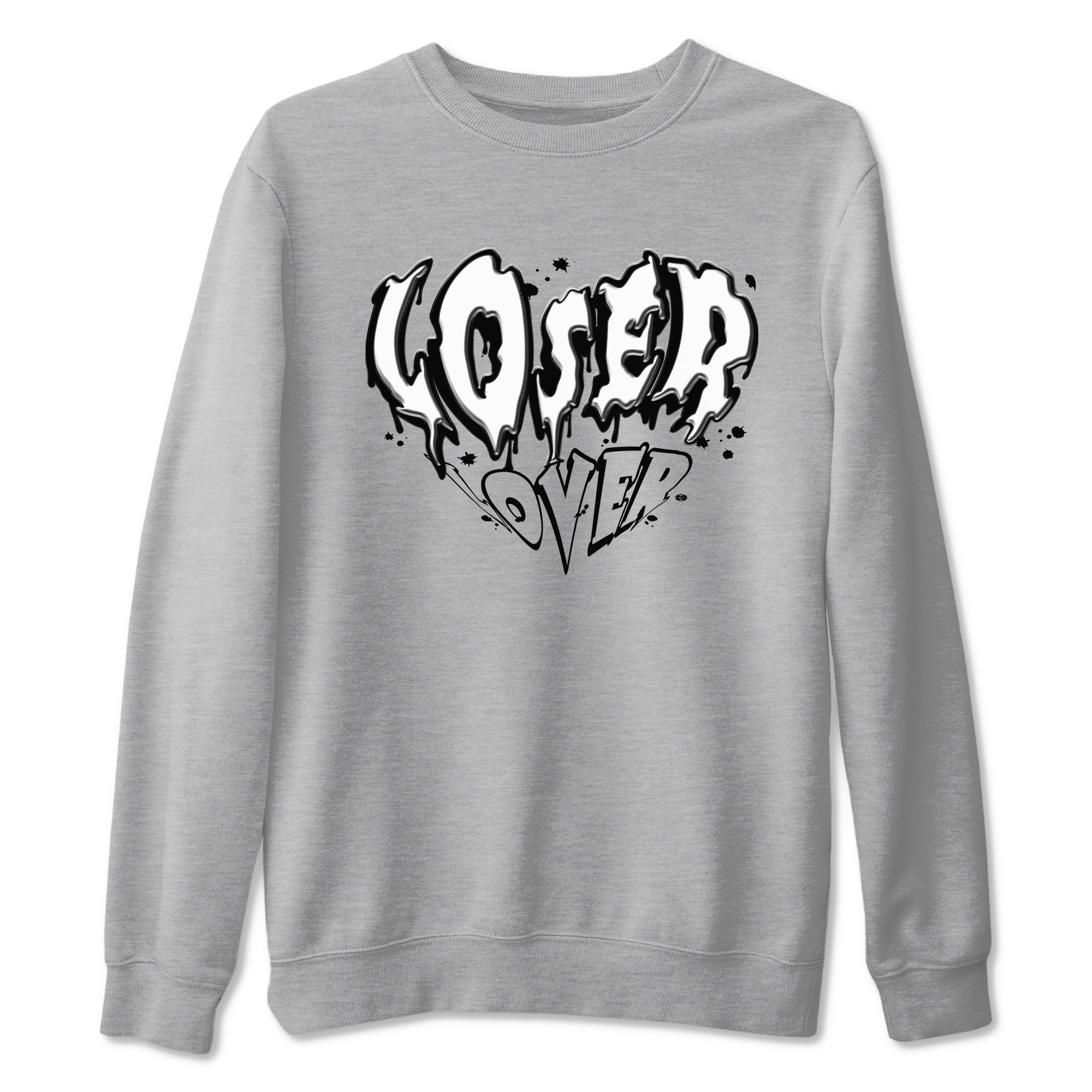 Melting Loser Lover Sneaker Tees - Air Jordan 4 White Thunder