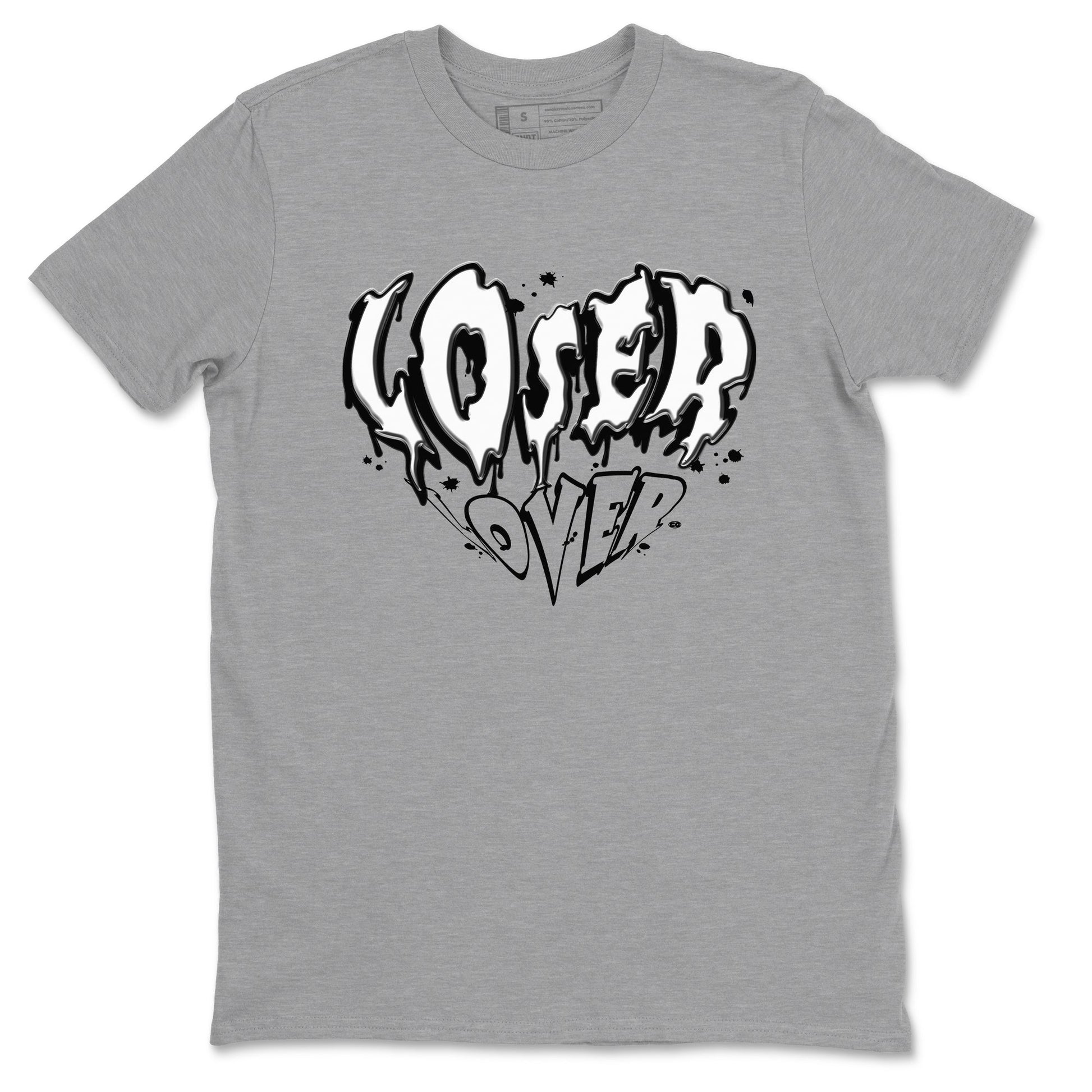 Melting Loser Lover Sneaker Tees - Air Jordan 4 White Thunder