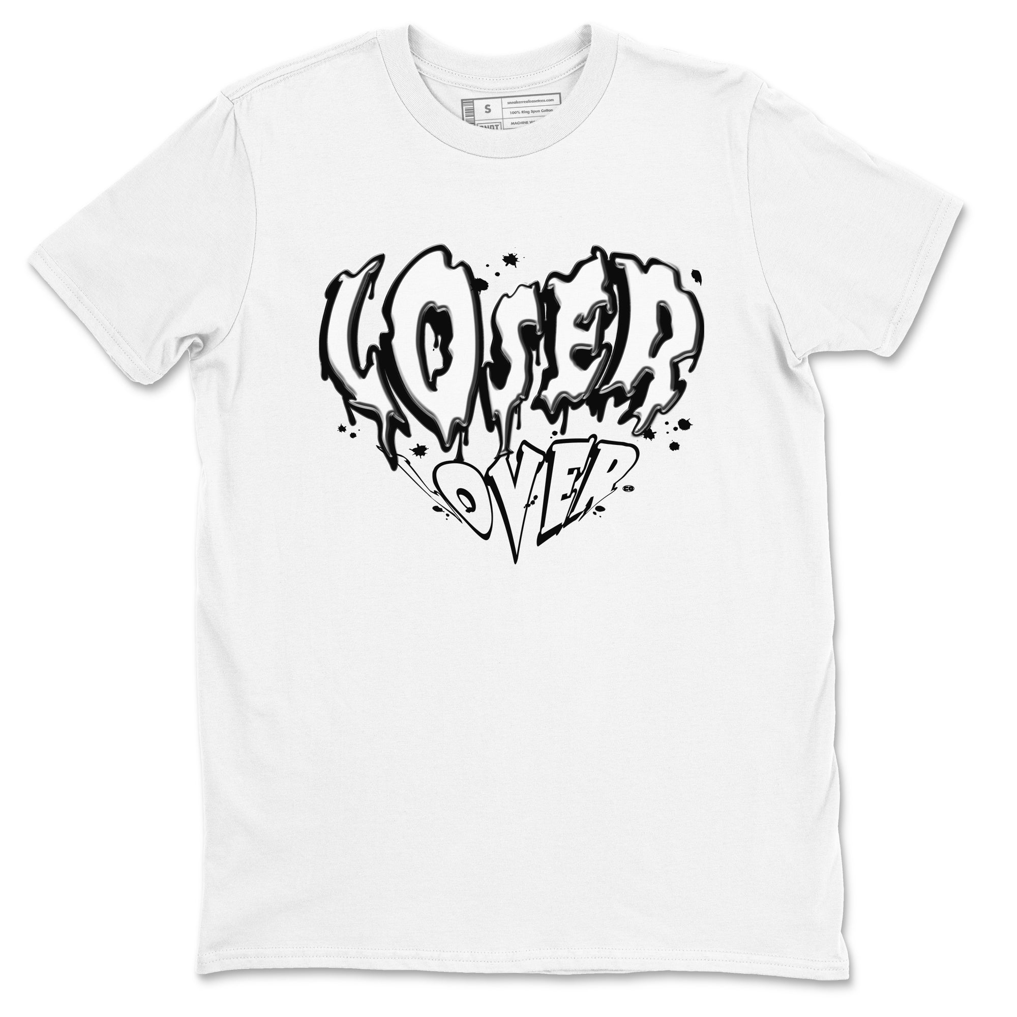 Melting Loser Lover Sneaker Tees - Air Jordan 4 White Thunder
