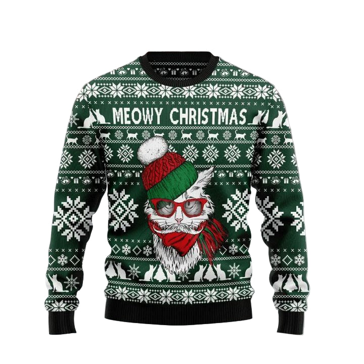 Meowy Christmas Ugly Christmas Sweater 2022 ? Usalast