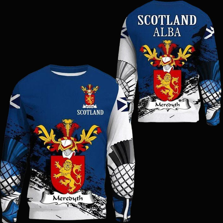 Meredyth Scottish Family Crest Scotland Special Sweater A7 ? Usalast