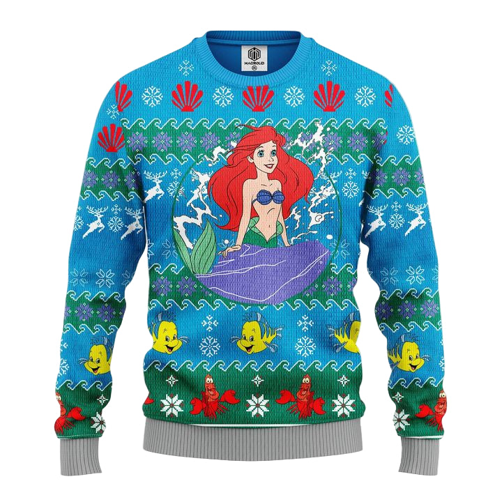 Mermaid Ugly Christmas Sweater Amazing Gift Idea Thanksgiving Gift ? Usalast