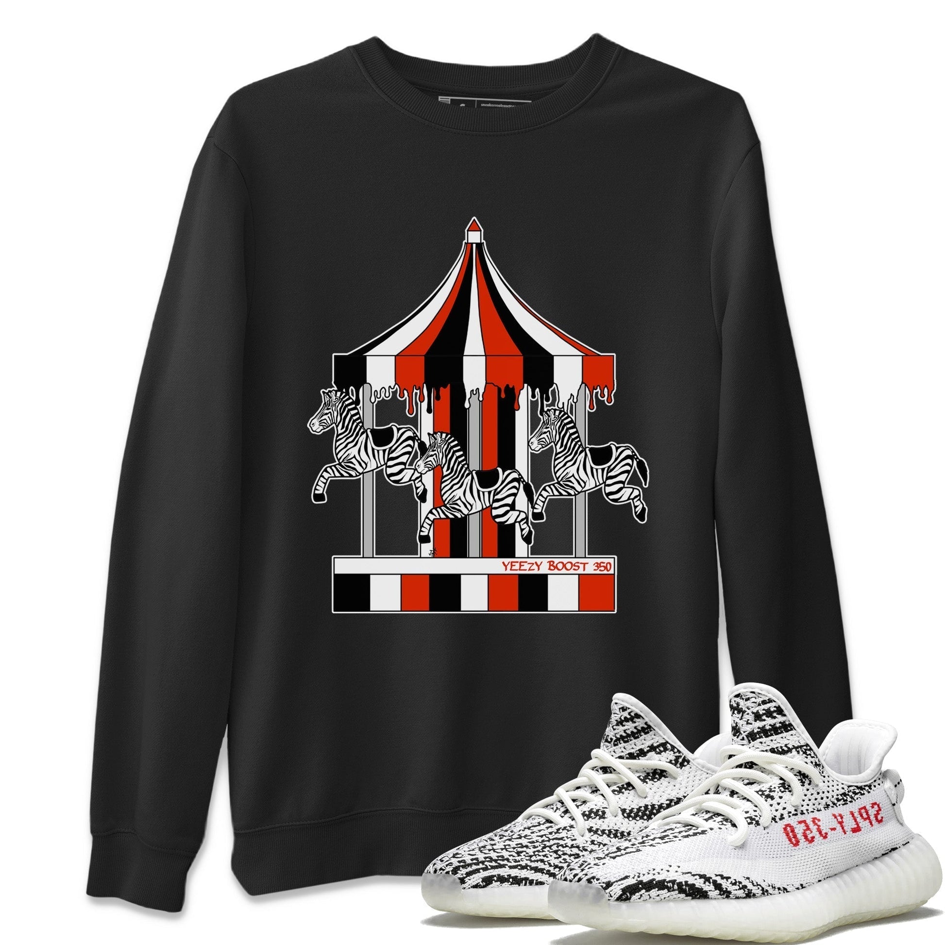 Merry Go Round Unisex Tops - Yeezy 350 Zebra
