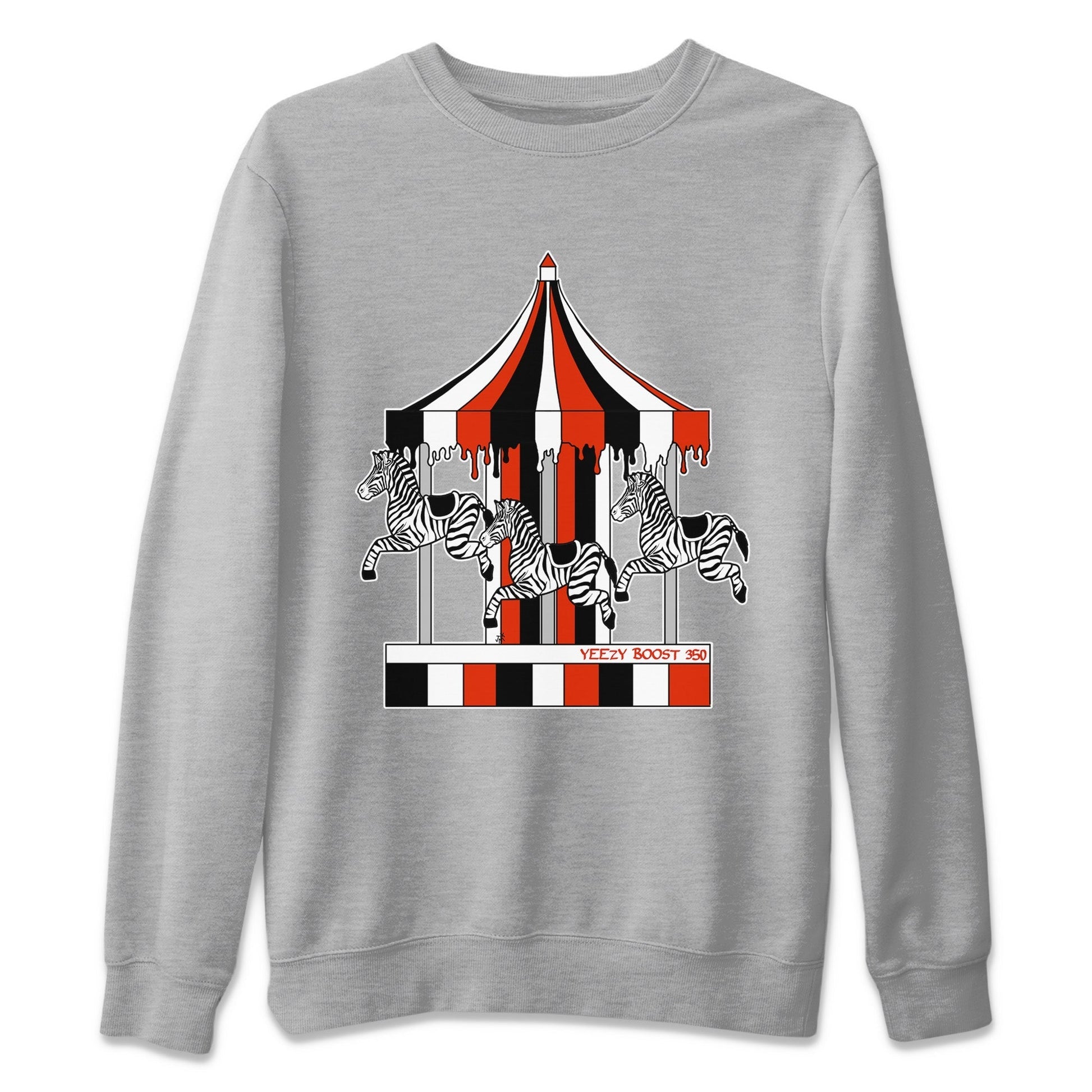 Merry Go Round Unisex Tops - Yeezy 350 Zebra