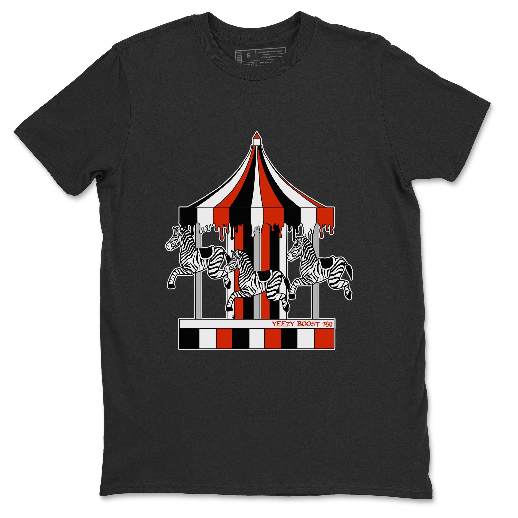 Merry Go Round Unisex Tops - Yeezy 350 Zebra