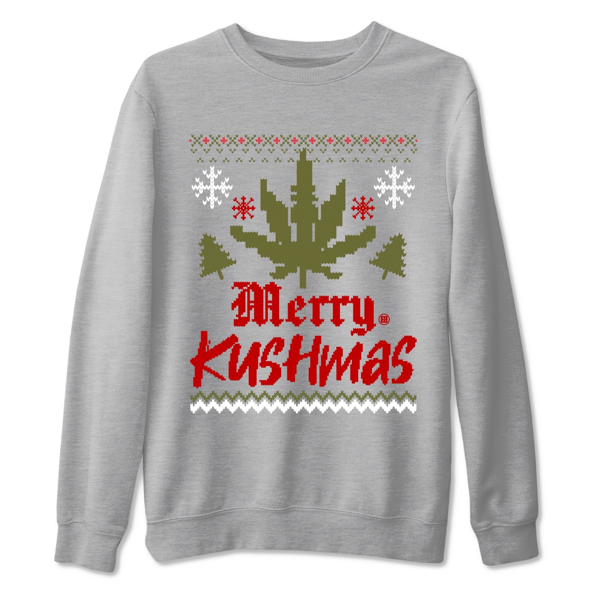Merry Kushmas Sneaker Tees - Air Jordan 1 Travis Scott Medium Olive