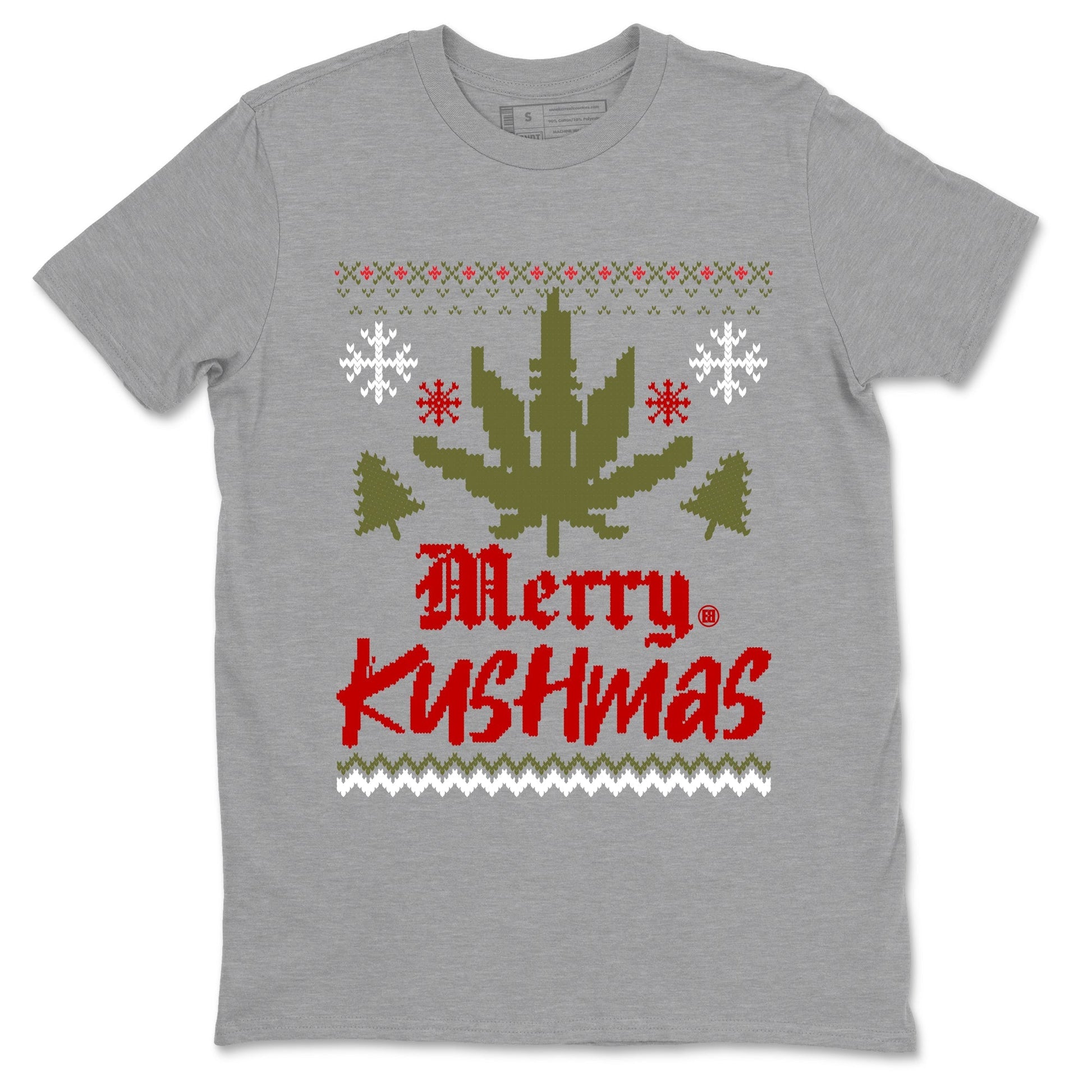 Merry Kushmas Sneaker Tees - Air Jordan 1 Travis Scott Medium Olive