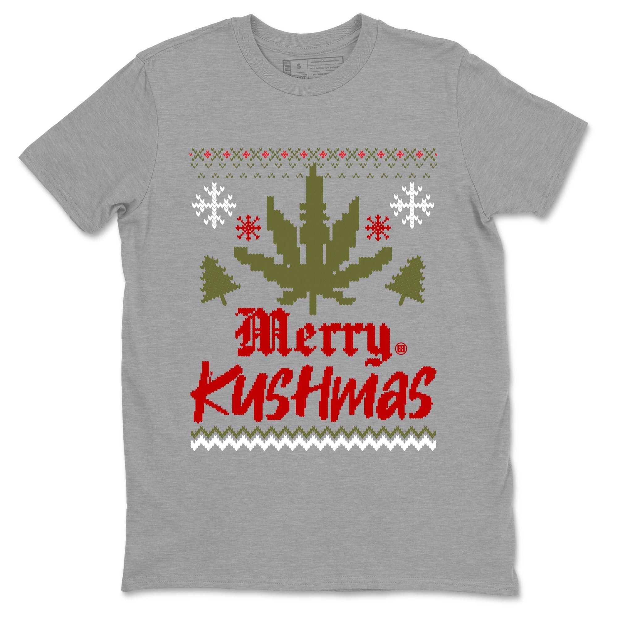 Merry Kushmas Sneaker Tees - Air Jordan 1 Travis Scott Medium Olive