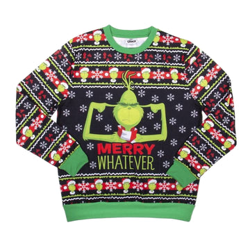 Merry Whatever The Grinch 3d Ugly Christmas Sweater ? Usalast