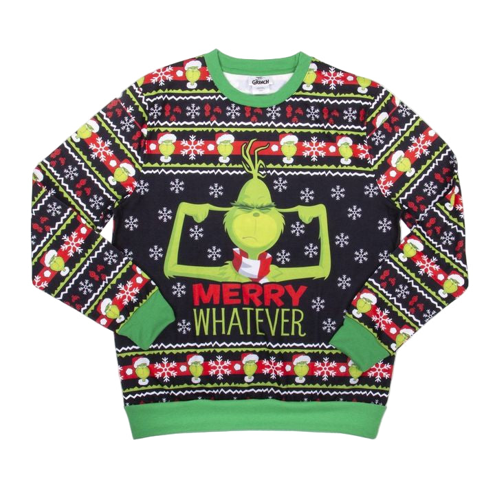 Merry Whatever The Grinch 3d Ugly Christmas Sweater ? Usalast