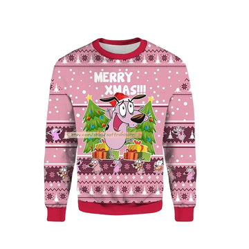 Merry Xmas Merry Xmas Dog Dog Funny All Over Print 3d Ugly Christmas Sweater ? Usalast