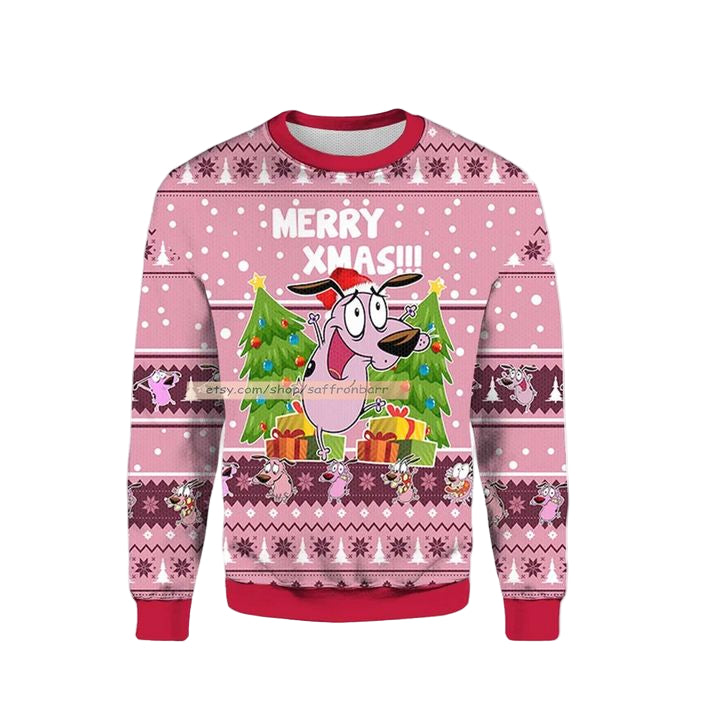 Merry Xmas Ugly Dog Christmas 3D Sweater ? Usalast