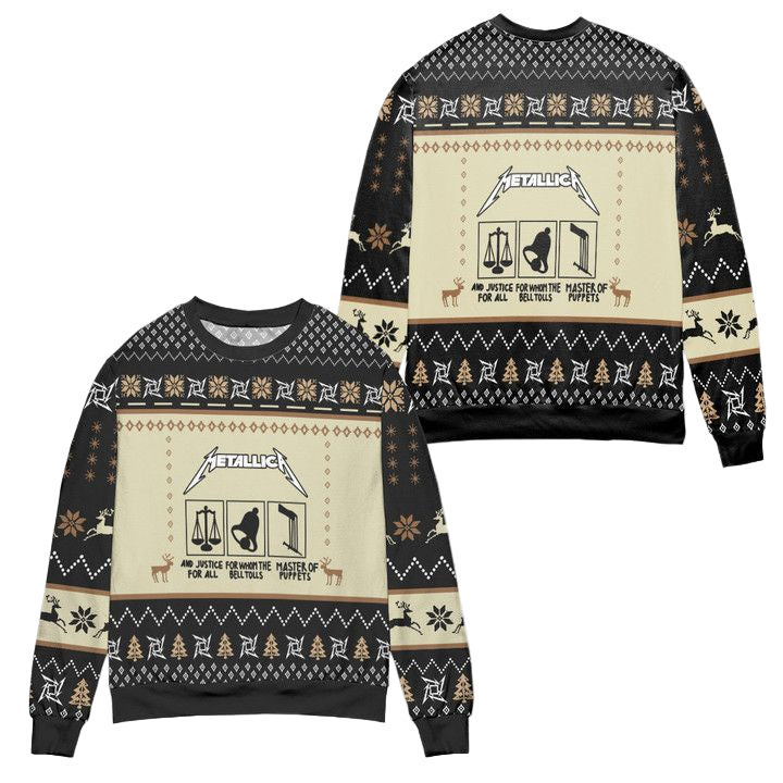 Metallica And Justice For All Ugly Christmas Sweater ? Usalast