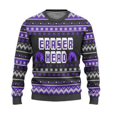 MHA Shota Aizawa Ugly Christmas Sweater Anime Xmas Gift ? Usalast