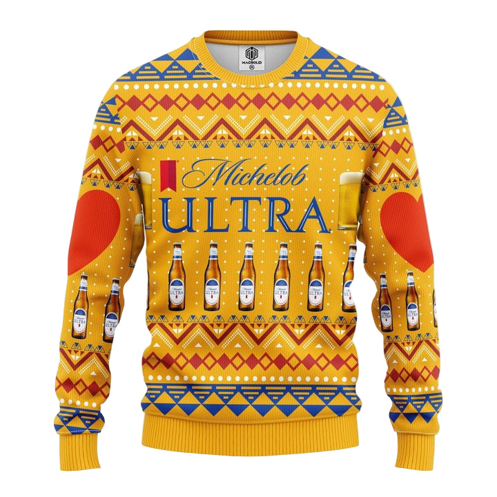 Michelob 3D Ugly Christmas Sweater Amazing Gift Idea Thanksgiving Gift ? Usalast