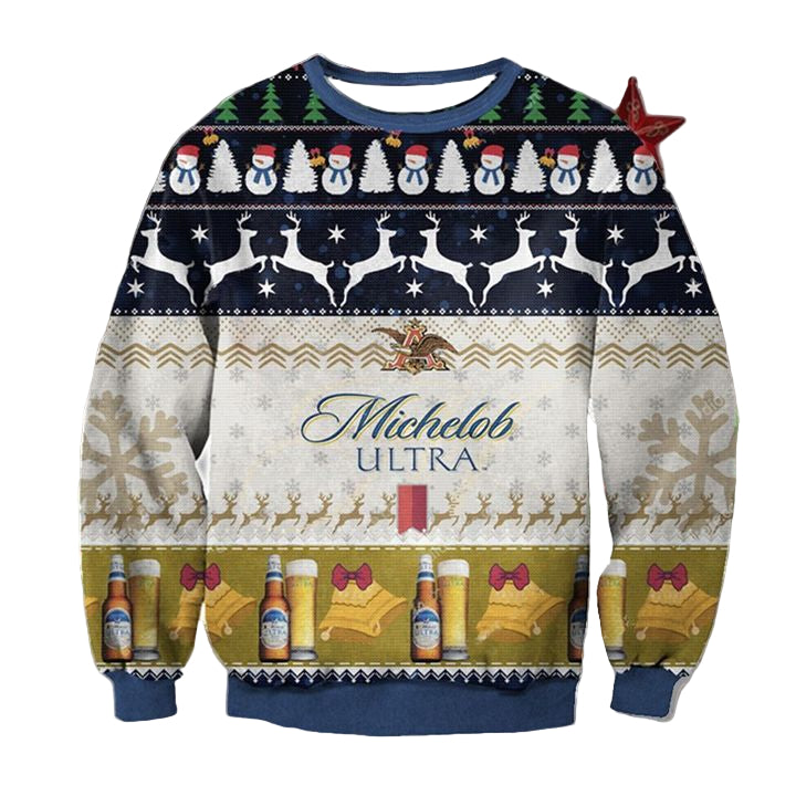 Michelob Ultra Beer Ugly Christmas Sweater 2022 ? Usalast