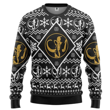 Mighty Morphin Power Ranger Black Christmas Sweater ? Usalast