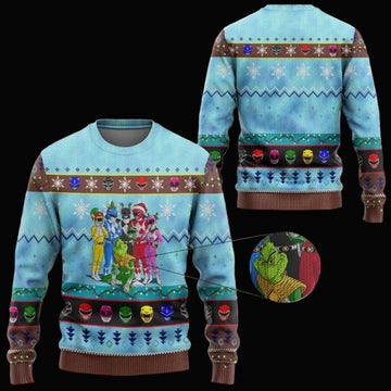 Mighty Morphin Power Rangers G-Ranger Christmas Sweater ? Usalast