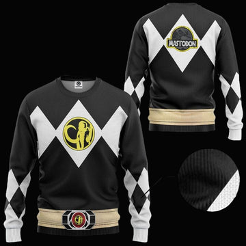 Mighty Morphin Power Rangers Ugly Christmas Sweater ? Black ? Usalast