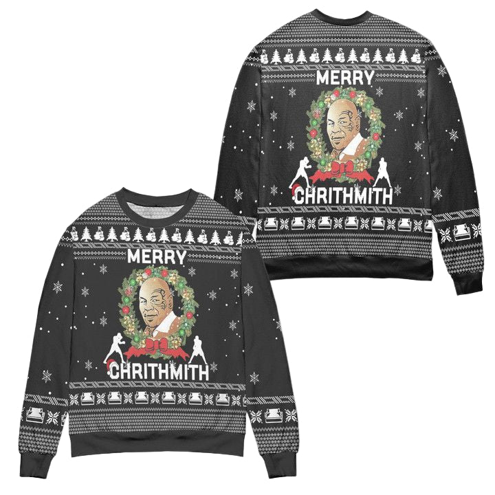 Mike Tyson Merry Chrithmith Ugly Christmas Sweater ? Usalast