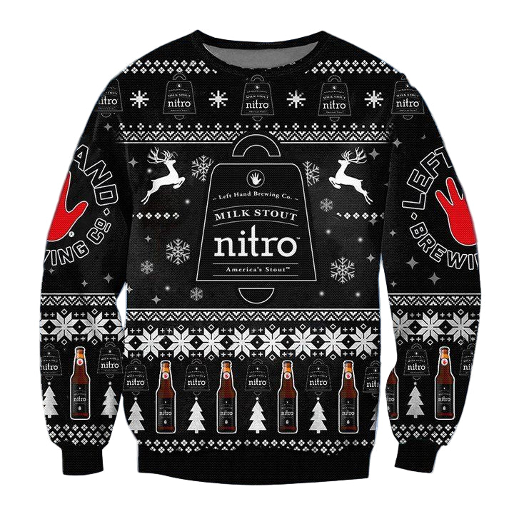 Milk Stout Nitro Beer Ugly Christmas Sweater 2022 ? Usalast
