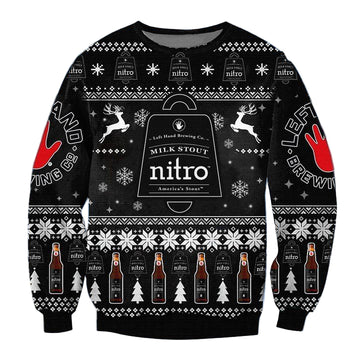 Milk Stout Nitro Beer Ugly Christmas Sweater 2022 ? Usalast