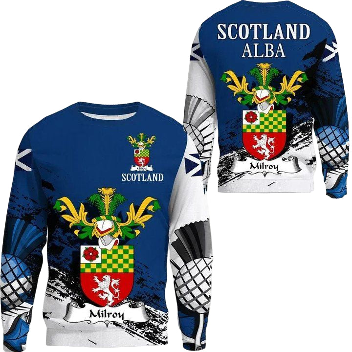 Milroy Scottish Family Crest Scotland Special Sweater A7 ? Usalast