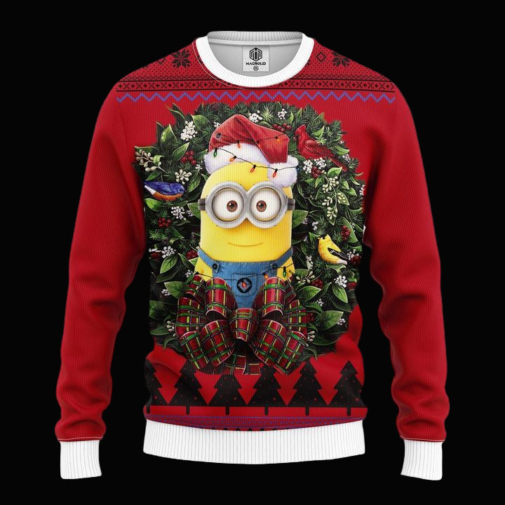 Minion 2 Despicable Me Noel Mc Ugly Christmas Sweater Thanksgiving Gift ? Usalast