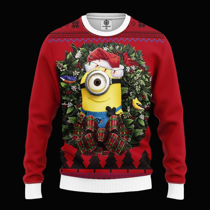 Minion Despicable Me Noel Mc Ugly Christmas Sweater Thanksgiving Gift ? Usalast