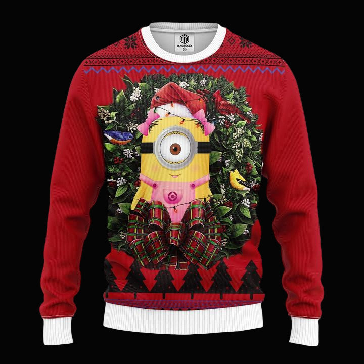 Minion Girl Despicable Me Noel Mc Ugly Christmas Sweater Thanksgiving Gift ? Usalast