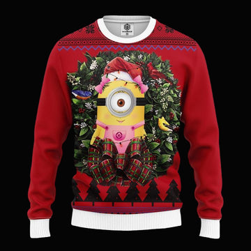 Minion Girl Despicable Me Noel Mc Ugly Christmas Sweater Thanksgiving Gift ? Usalast