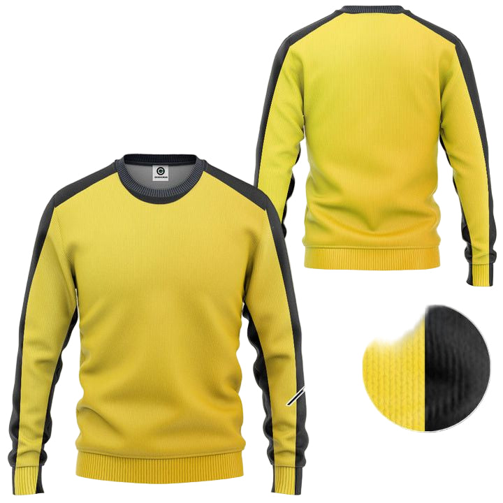 Minions Yellow Kungfu Costume Disney Ugly Christmas Sweater ? Usalast