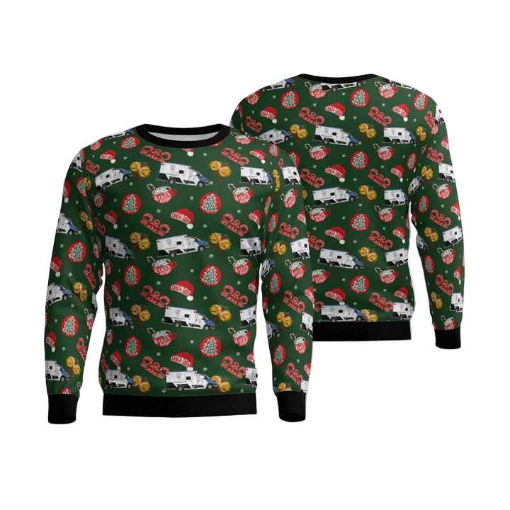 Minnesota Mayo Clinic Ambulance Service AOP Sweater ? Usalast