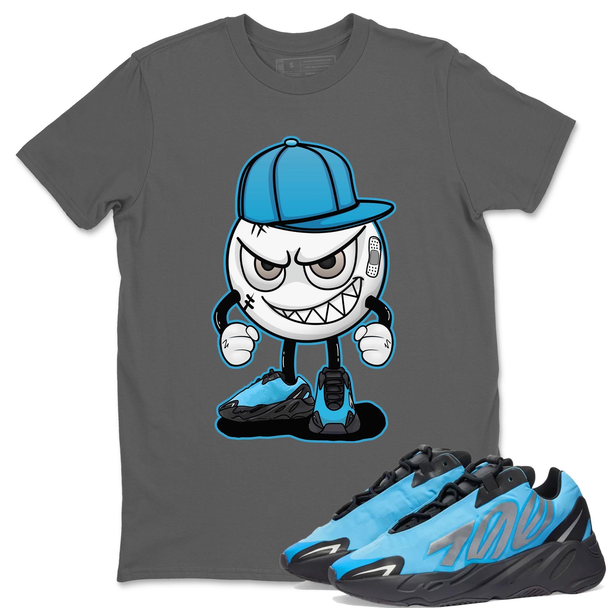 Mischief Unisex Tops - Yeezy 700 Bright Cyan
