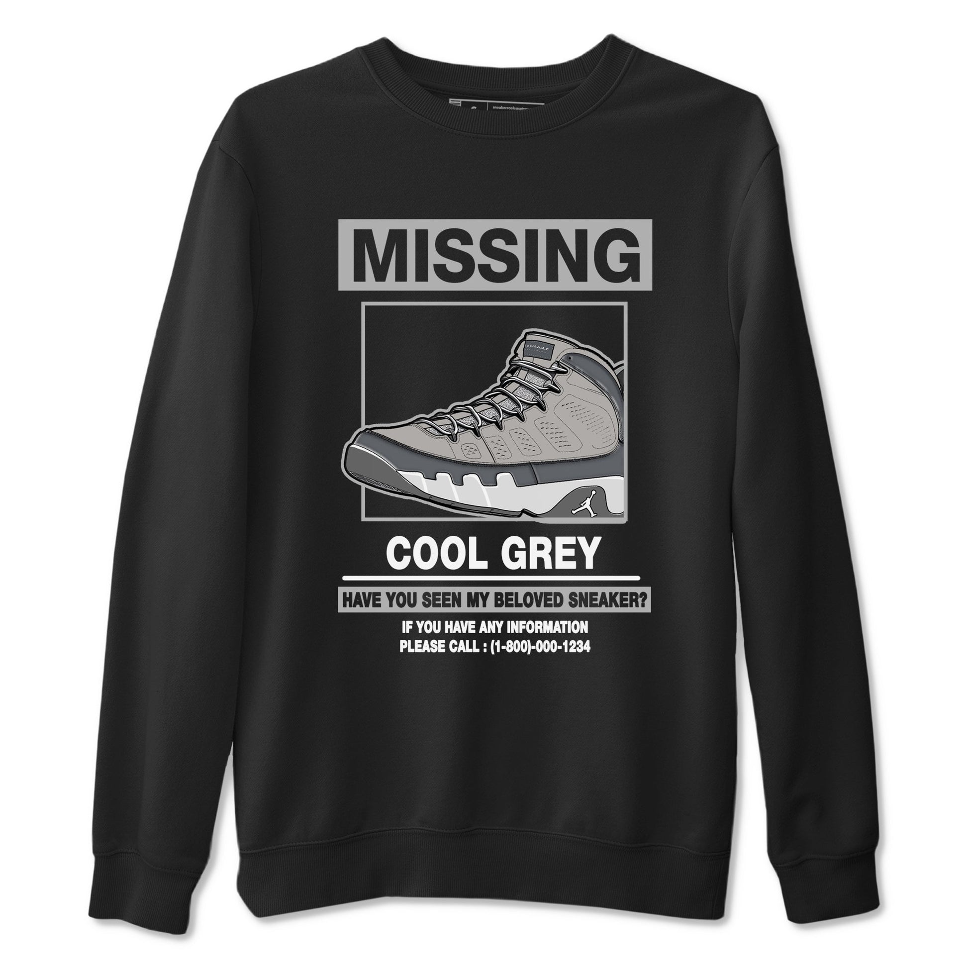Missing Sneaker Sneaker Tees - Air Jordan 9 Cool Grey