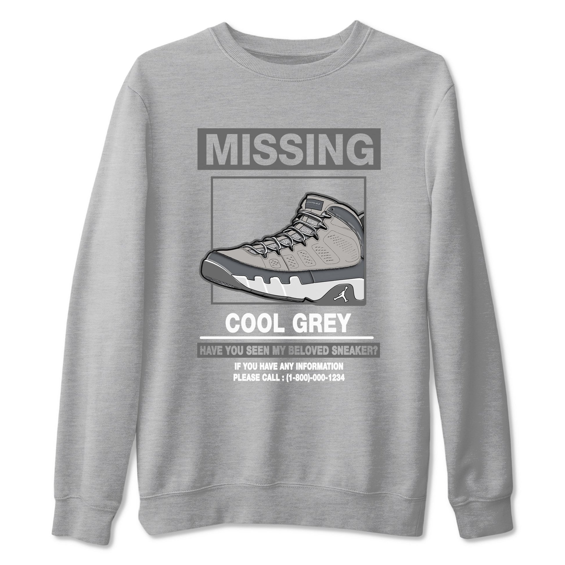 Missing Sneaker Sneaker Tees - Air Jordan 9 Cool Grey