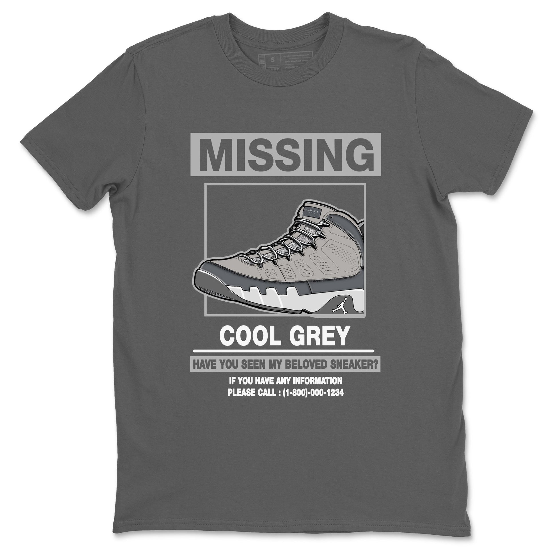 Missing Sneaker Sneaker Tees - Air Jordan 9 Cool Grey