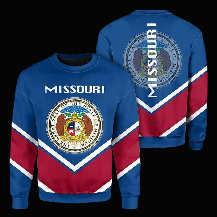 Missouri Coat Of Arms Sweater Lucian Style J5W ? Usalast