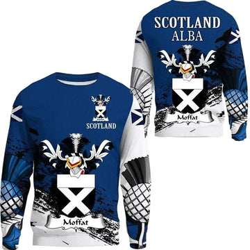Moffat Scottish Family Crest Scotland Special Sweater A7 ? Usalast