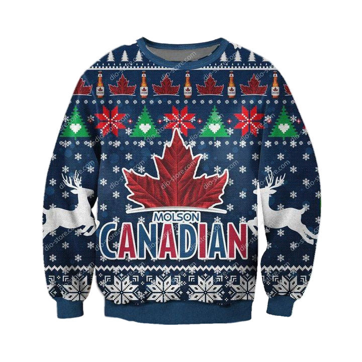 Molson Canadian Beer Christmas Sweater ? Usalast