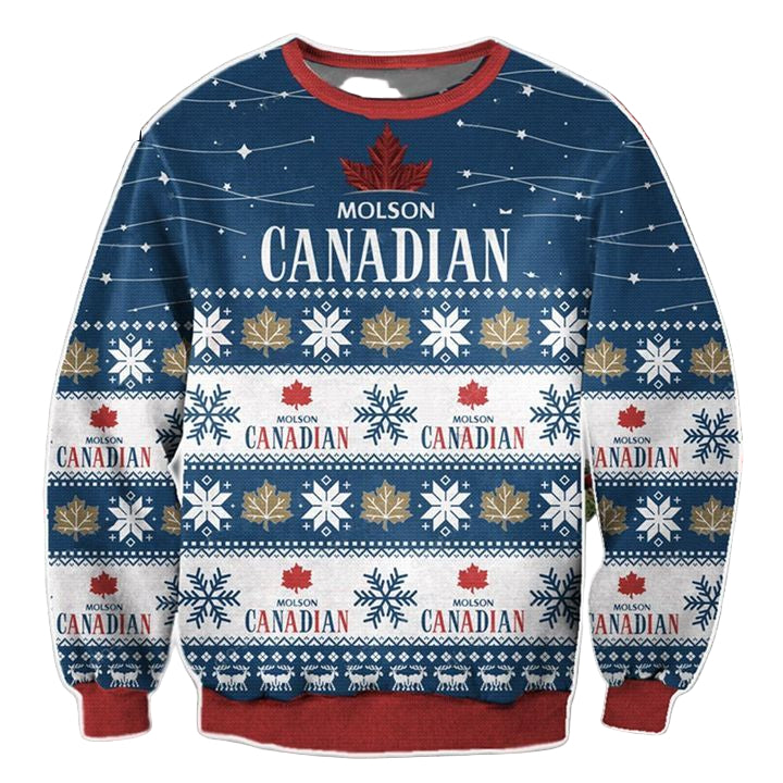 Molson Canadian Beer Ugly Christmas Sweater 2022 ? Usalast