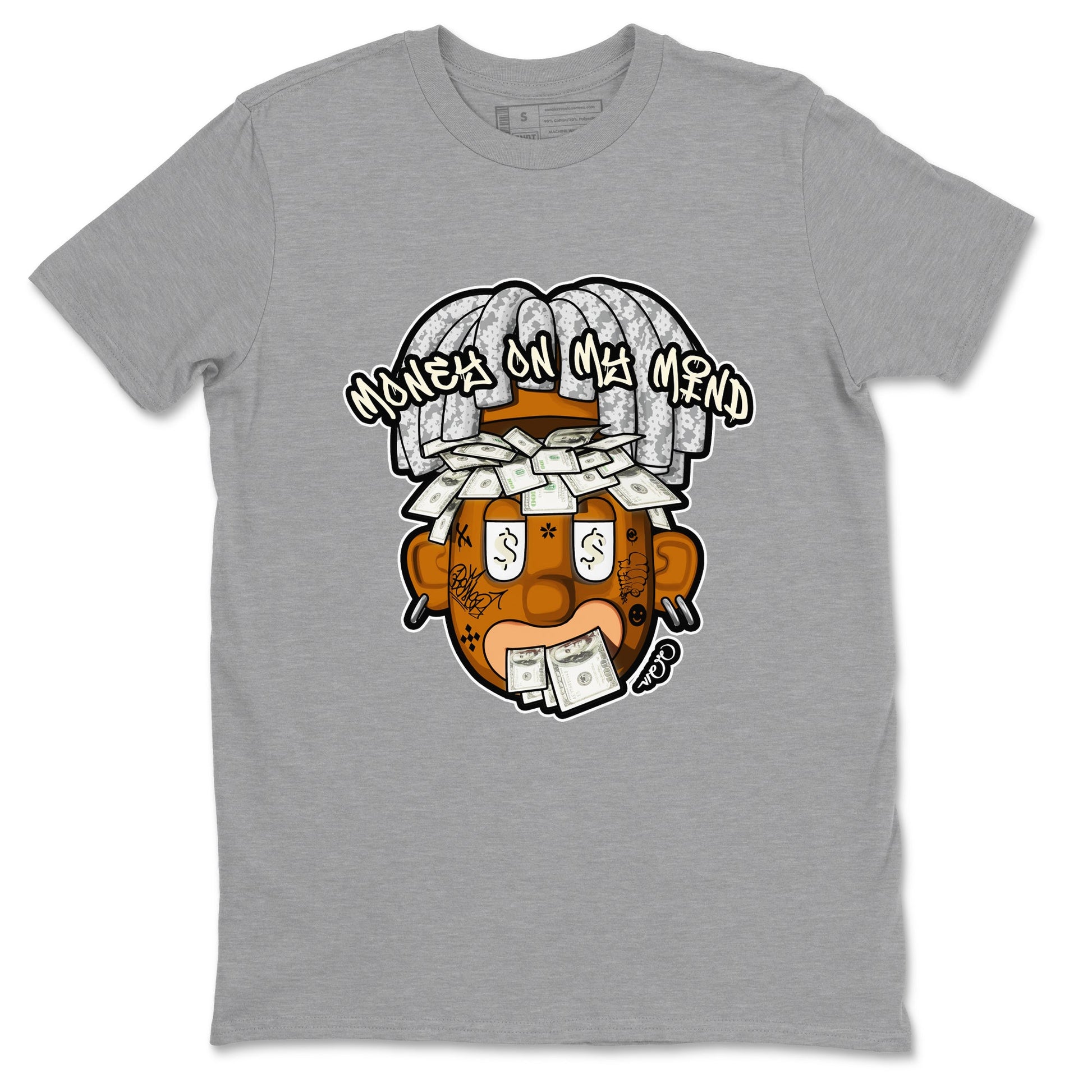 Money On My Mind Sneaker Tee - Yeezy 350 Static