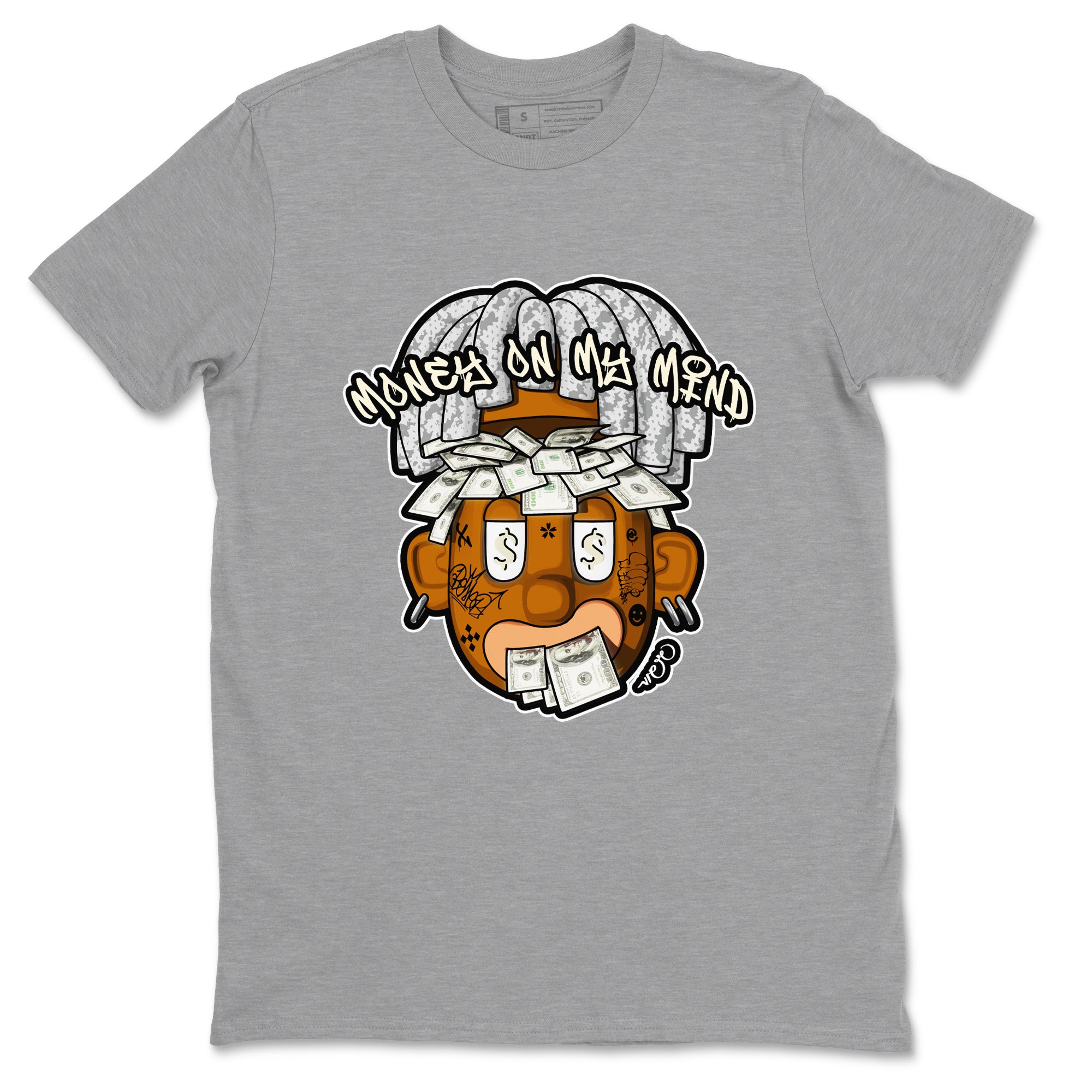 Money On My Mind Sneaker Tee - Yeezy 350 Static