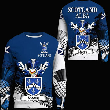 Moody Or Mudie Scottish Family Crest Scotland Special Sweater A7 ? Usalast