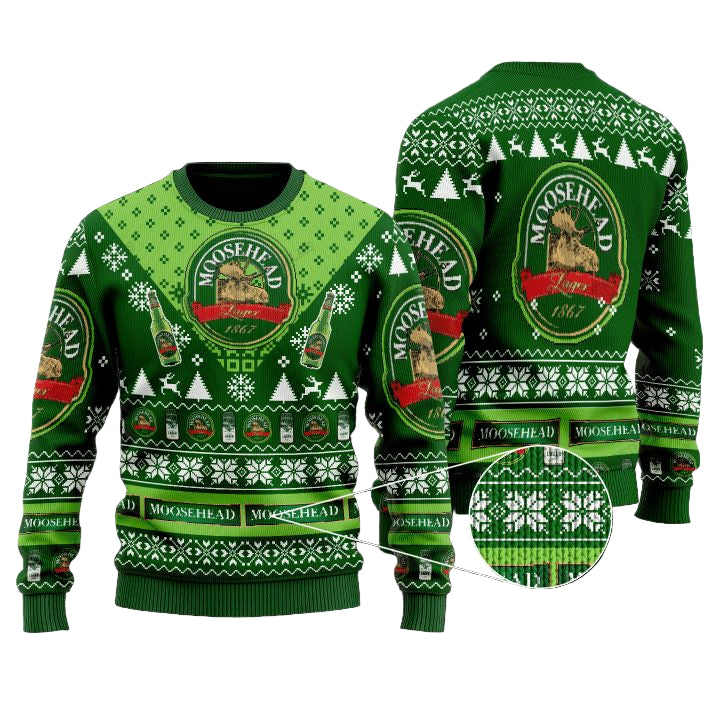 Moosehead Lager Beer Christmas Sweater ? Usalast